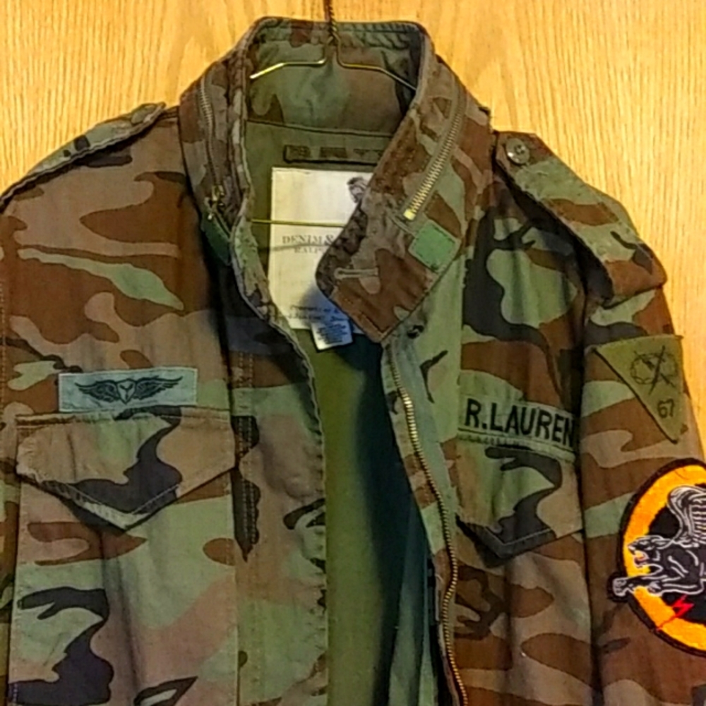 Ralph Lauren camo jacket/coat L